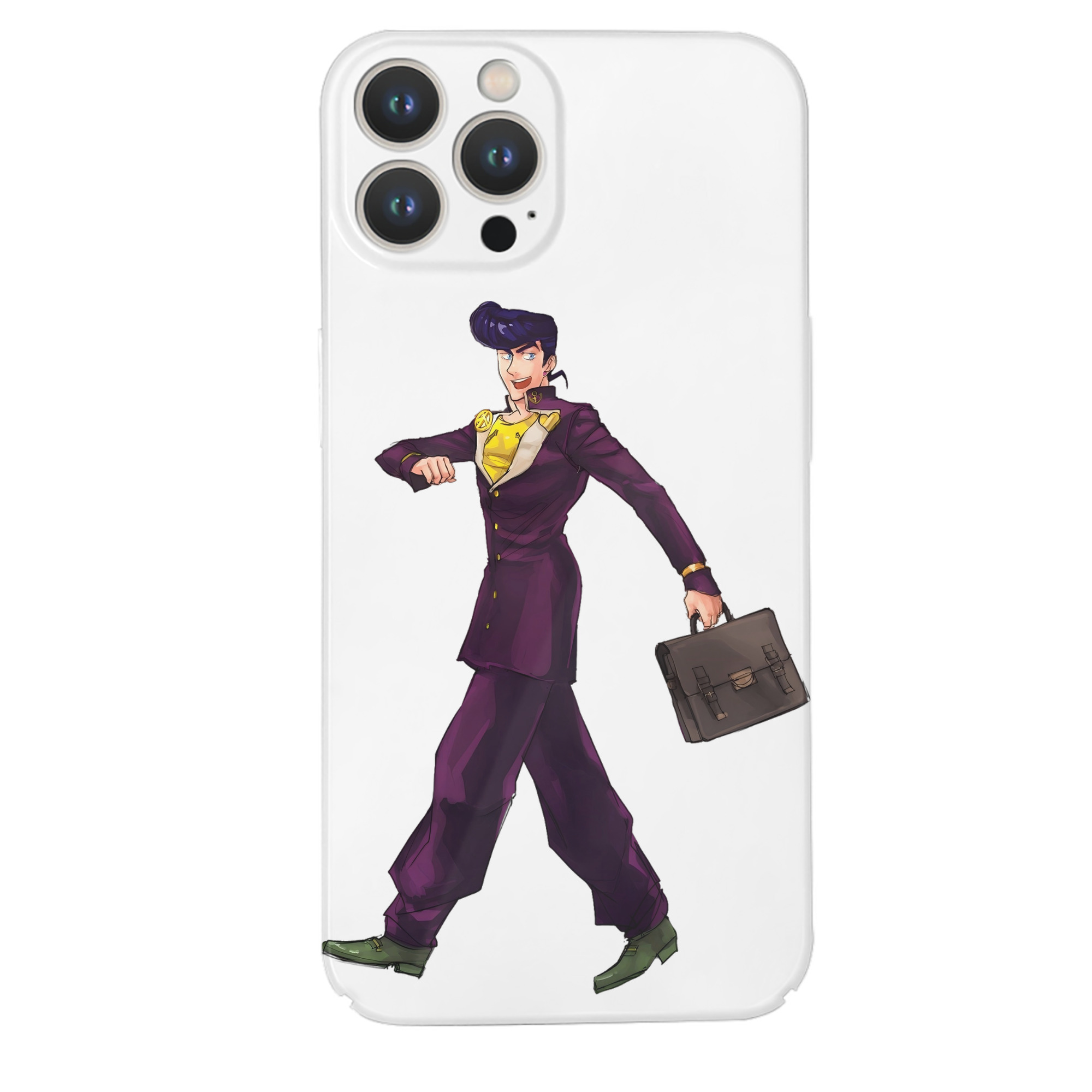 （画像用） ジョジョの奇妙な冒険 ひがしかた じょうすけ JoJo's Bizarre Adventure Higashikata Josuke 【iPhone 14シリーズ対応】ハードケース